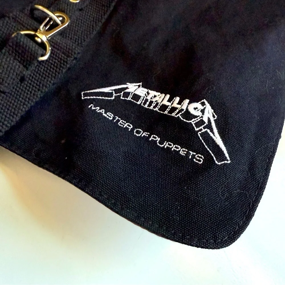 Rare 2007 Metallica Master Of Puppets Black Messenger Bag
